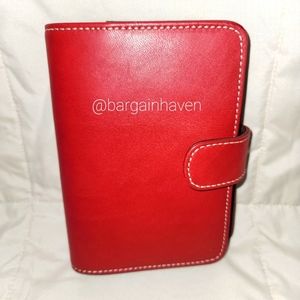 Coach Red Leather Wallet